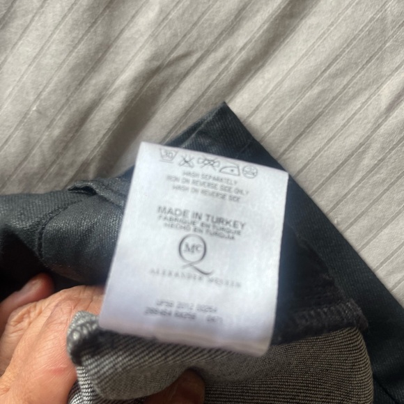 Vintage Alexander McQueen black denim pants with back embroidery - Picture 12 of 13